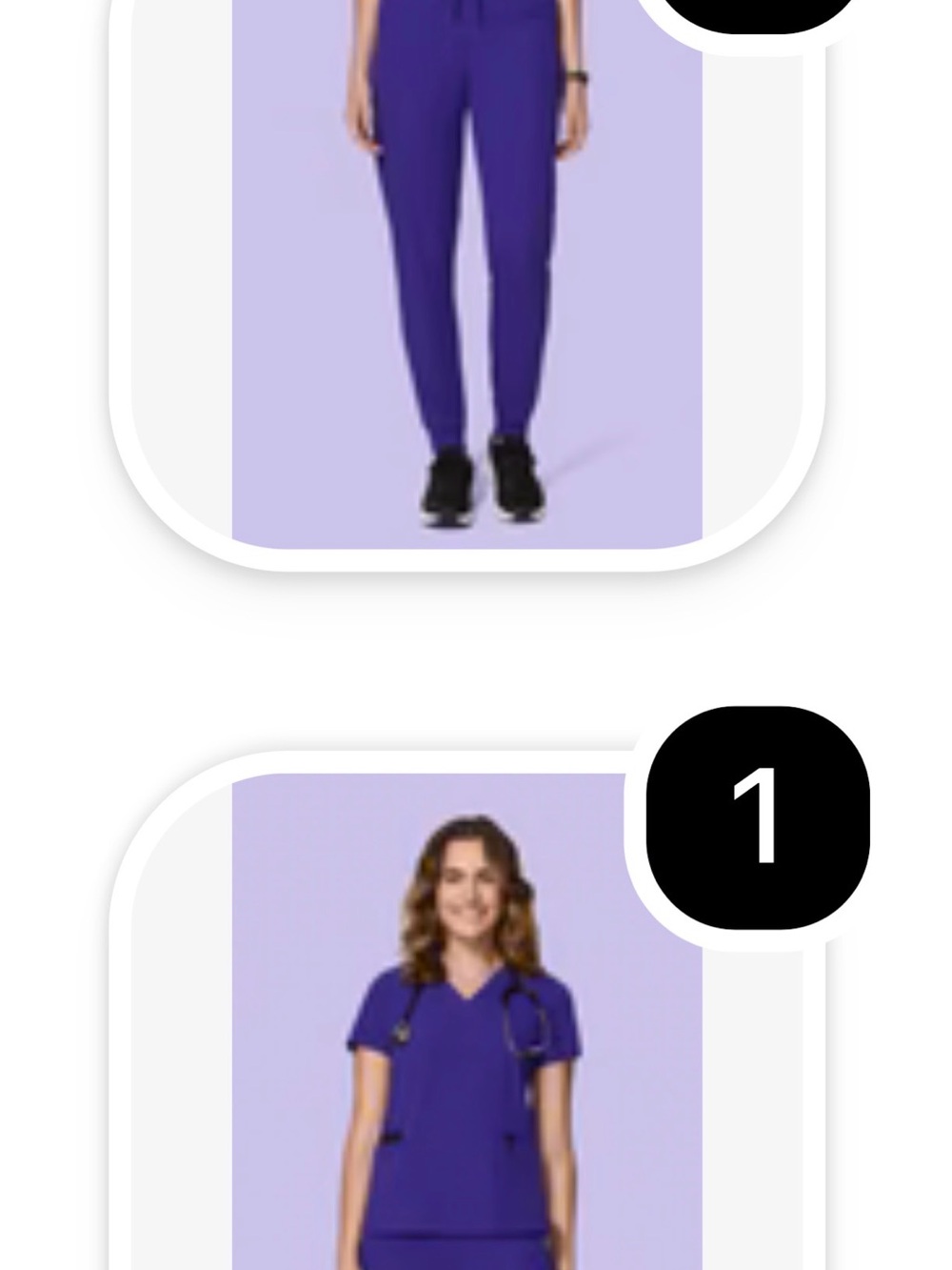 Women’s Mandala Scrub SET in True Grape